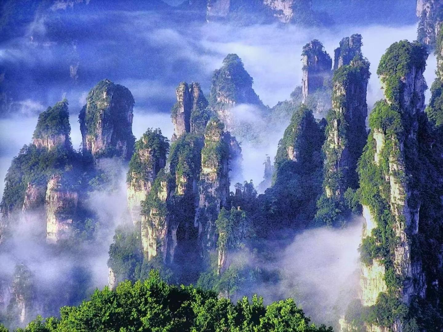 Yijingju Humanistic Inn Čang-ťia-ťie Exteriér fotografie